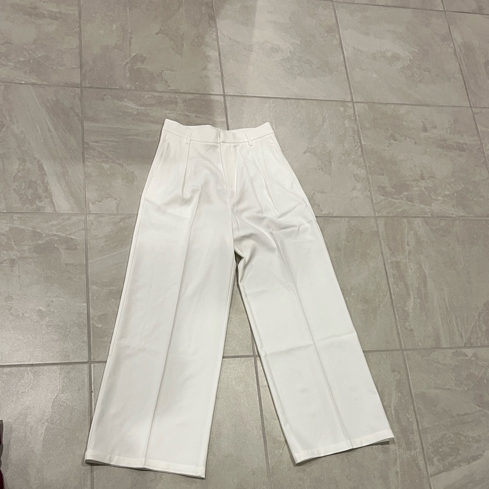 Elegant White Women's Trousers
